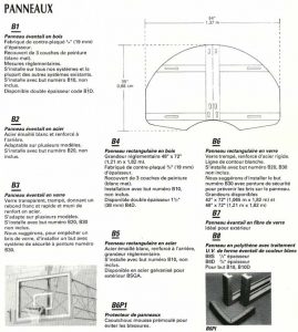 panneaux-de-basket dimenssion